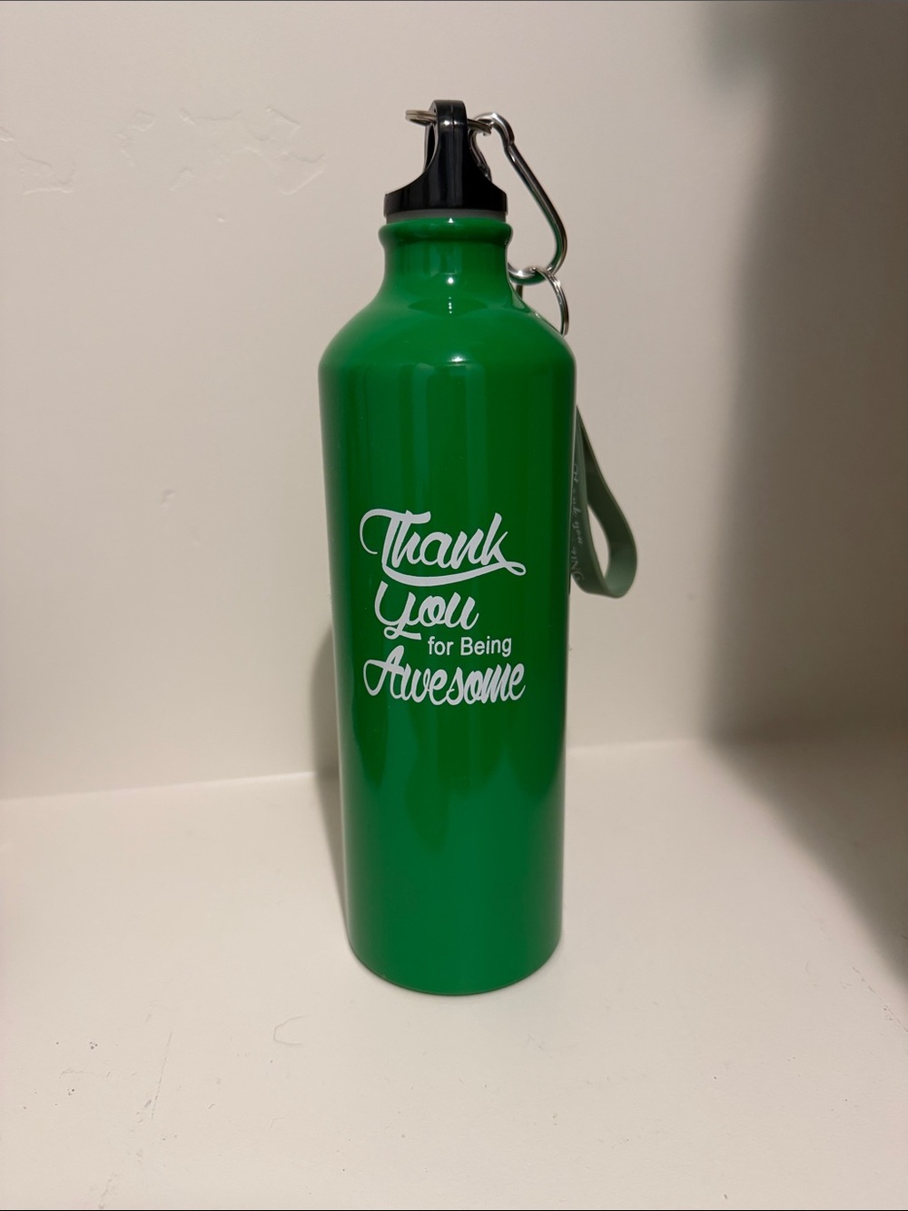 Green 'Thank You for Being Awesome' Stainless Water Bottle